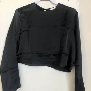H&M Silk Crop Top